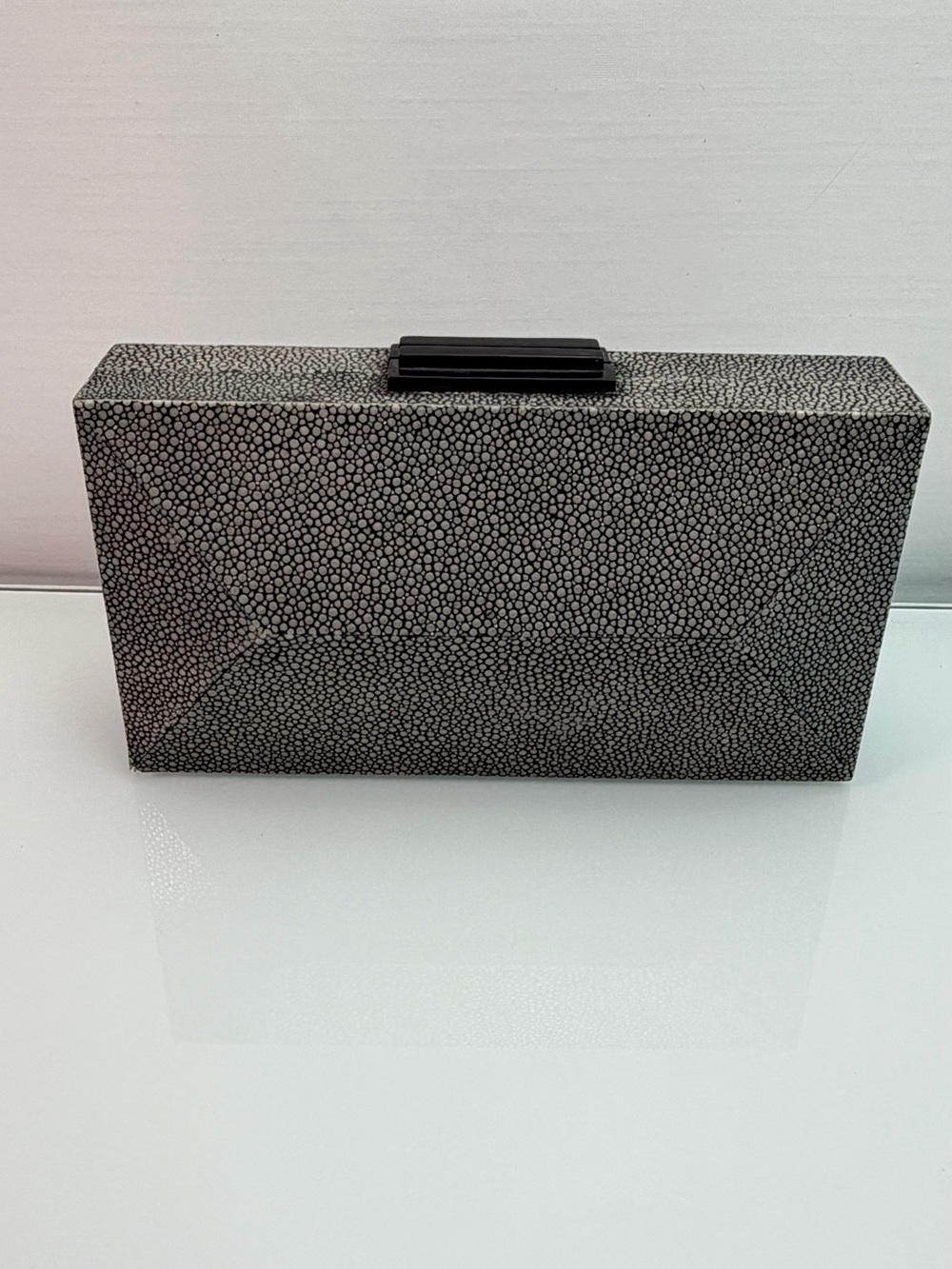 Namu Diamond Clutch in Stingray Leather